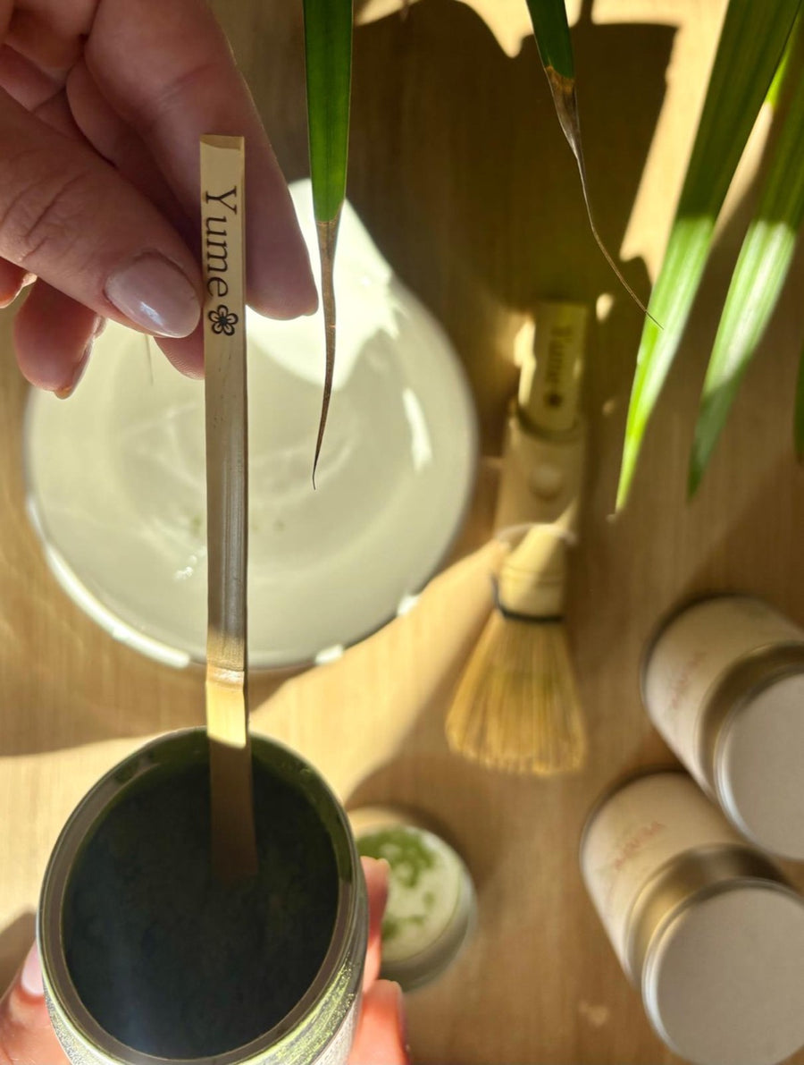 Doser son matcha : grammes, cuillères et tasses par boîte