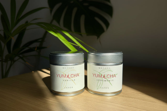 Le pack Yumecha — boîtes de matcha Cérémonie et Vanille à composer